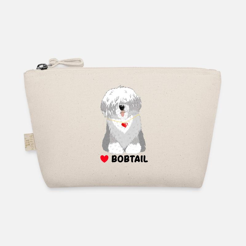 Bobtail Tshirt Bobtail Hund Shirt T-Shirt Bio-Täschchen