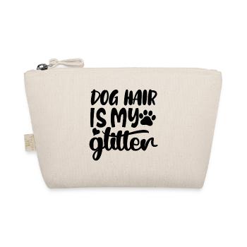 Les poils de chien sont mes paillettes - Trousse biologique - nature - Devant