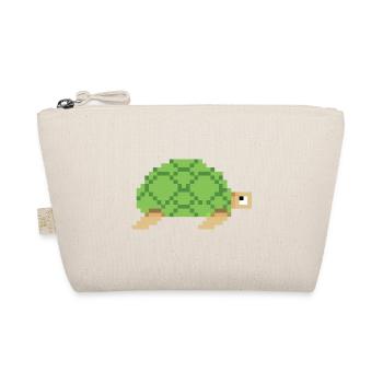Pixel art tortue - Trousse biologique - nature - Devant