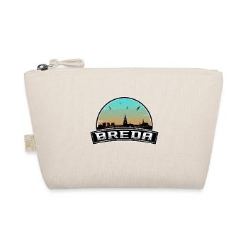 Breda Netherlands Skyline Dutch Souvenir - Organic Pouch - nature - Front