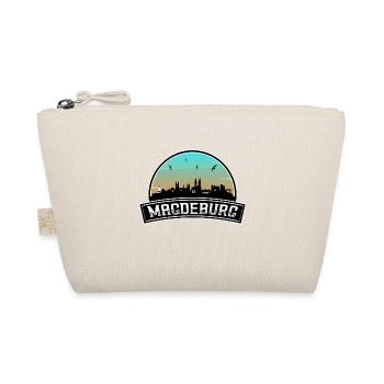 Magdeburg Deutschland Skyline Deutsches Souvenir - Bio-Täschchen - Natur - Vorne