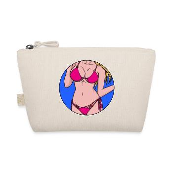 Surfer girl bikini vacation beach sea summer sun - Organic Pouch - nature - Front
