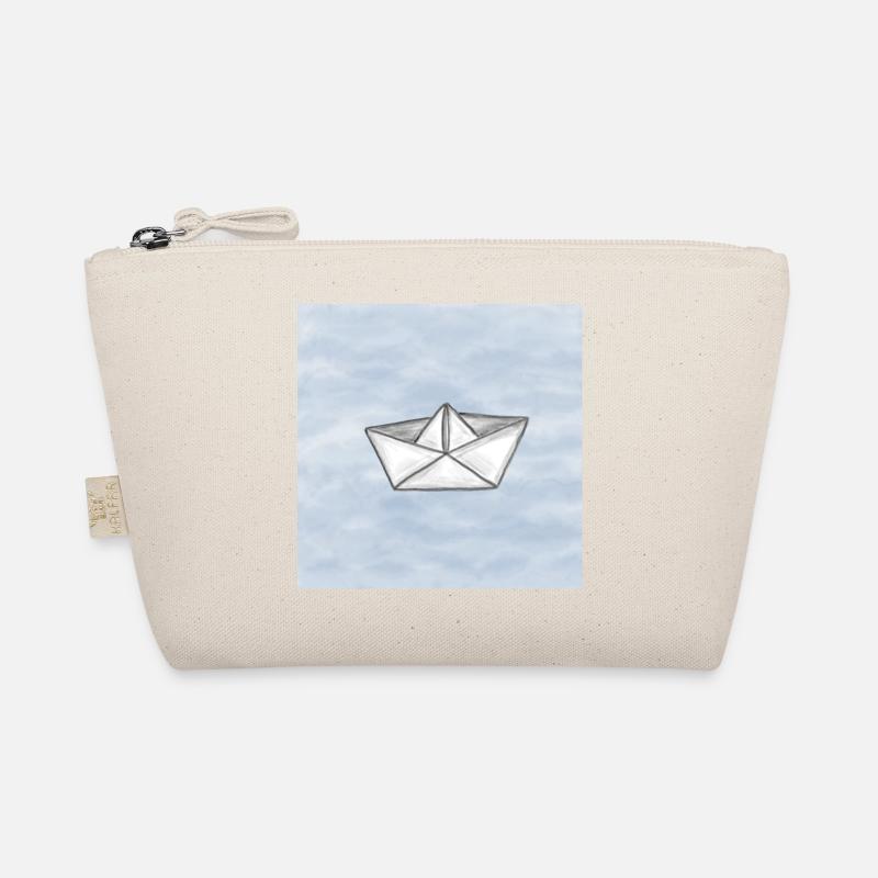 Papierschiff - Bio-Täschchen - Natur