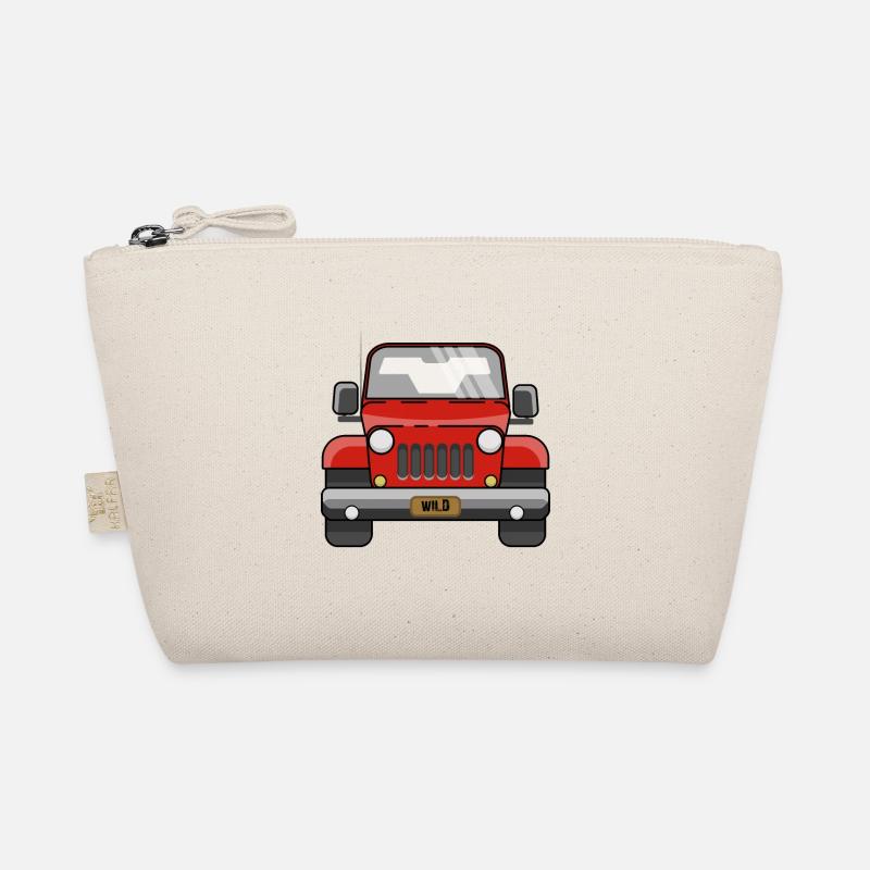 Geländewagen Auto - Bio-Täschchen - Natur