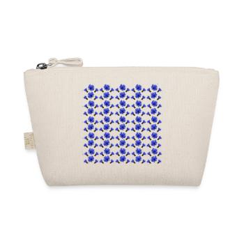 Cornflower Pattern, Gift Woman - Organic Pouch - nature - Front