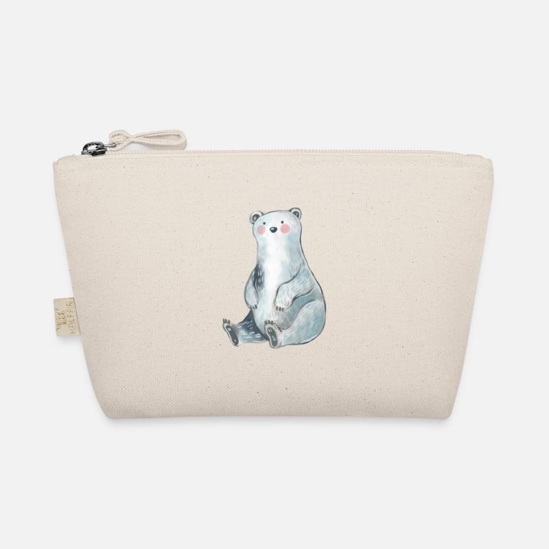 Conception d'ours mignon Trousse biologique