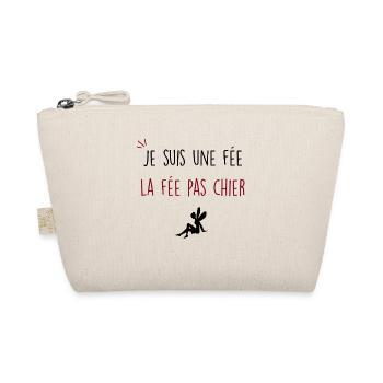 je suis une fée la fée pas chier - Trousse biologique - nature - Devant