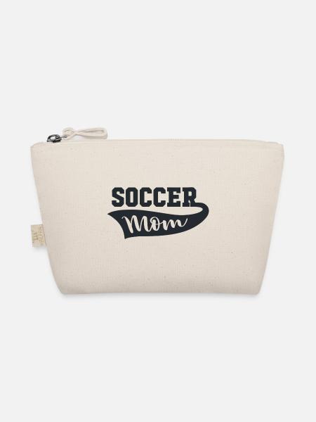 Soccer Mom Fußballmami Design - Bio-Täschchen - Natur