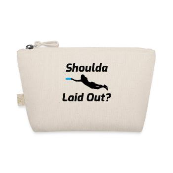 Ultimate Frisbee Game Disc Sports Funny Gift - Organic Pouch - nature - Front