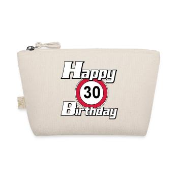 30.Birthday , Happy Birthday 30 (25) - Organic Pouch - nature - Front
