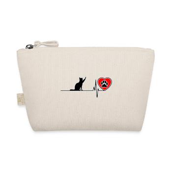 J'adore les pattes des chats - Trousse biologique - nature - Devant