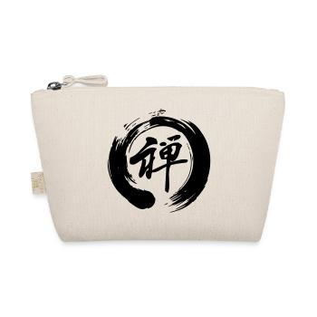 Zen écrit en kanji japonais en enso zen - Trousse biologique - nature - Devant