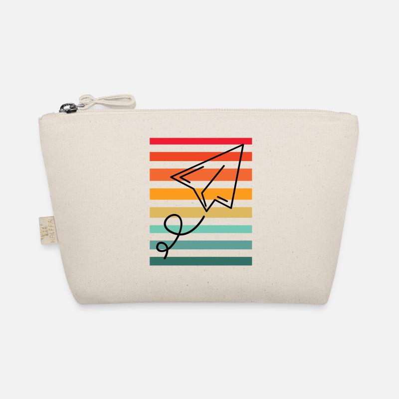 Papierflieger Sunset Bio-Täschchen