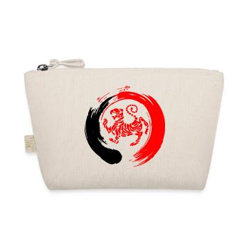Shotokan tiger in zen sign - Organic Pouch - nature - Front