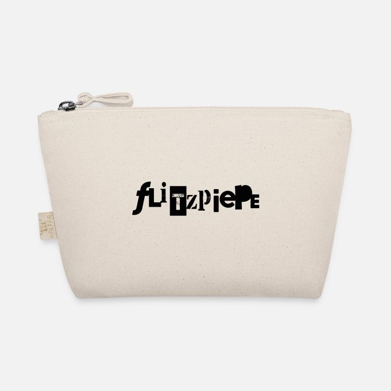 Flitzpiepe Retro Letter Clumsy Organic Pouch