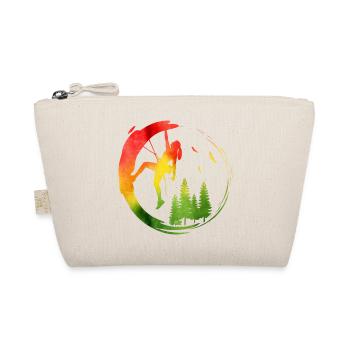Aventure forestière grimpeuse féminine aquarelle - Trousse biologique - nature - Devant