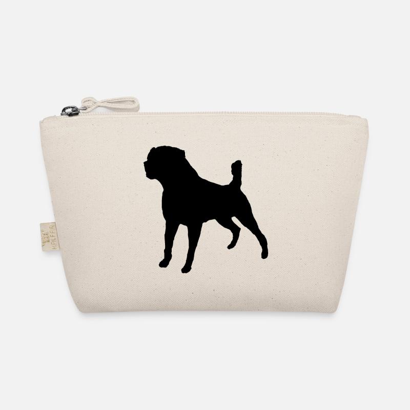Rottweiler Black Schwarz Organic Pouch