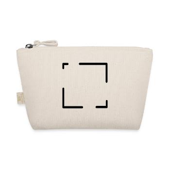 Square Black Frame Decoration - Organic Pouch - nature - Front