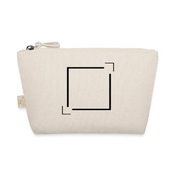 Lines Frame with Corners Decoration Gift - Organic Pouch - nature - Front
