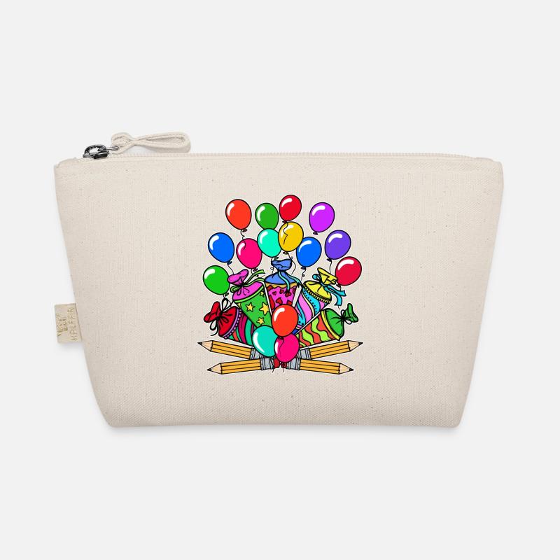 School Start Balloon Pencil School Bag Start Organic Pouch