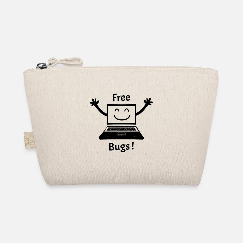 FREE BUGS! (computer, cuddle, hug, computer) - Organic Pouch - nature