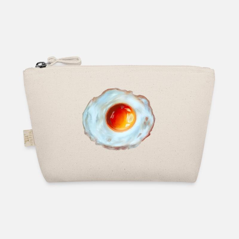 Sun Egg Watercolor Organic Pouch