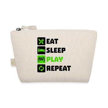 Manger Dormir Répétition Jeux Gamer Gaming - Trousse biologique - nature - Devant