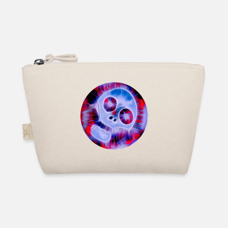 Skull neon Organic Pouch