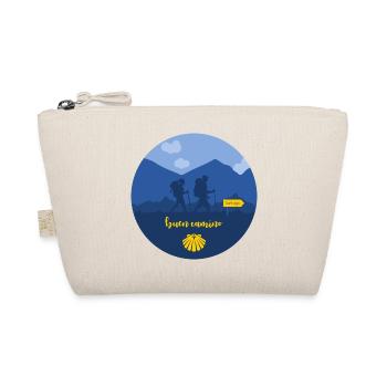 Buen Camino Santiago Mann und Frau - Bio-Täschchen - Natur - Vorne