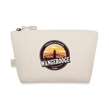 Wangerooge Leuchtturm Sunset Design - Bio-Täschchen - Natur - Vorne