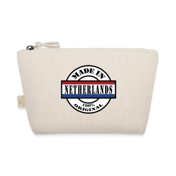 MADE IN NETHERLANDS Holland Netherlands Netherlands Gift - Organic Pouch - nature - Front