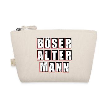 Böser alter Mann - Bio-Täschchen - Natur - Vorne