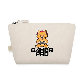 Gamer Zocker Headset Controller Videogames - Organic Pouch - nature - Front