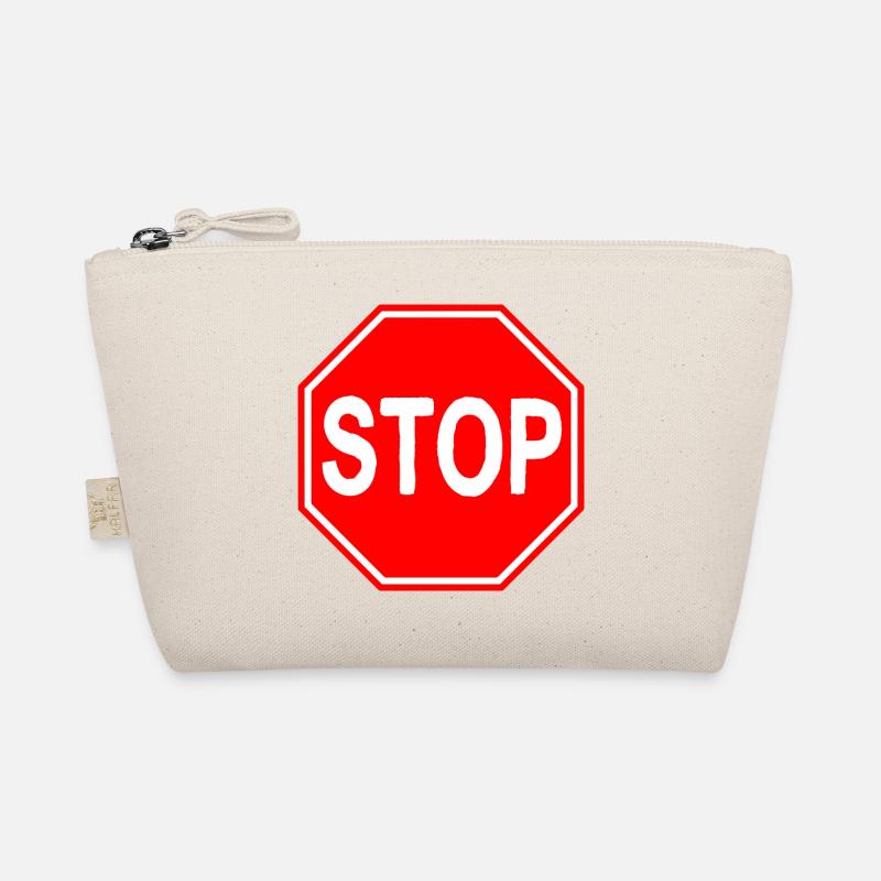 Stop Sign Organic Pouch