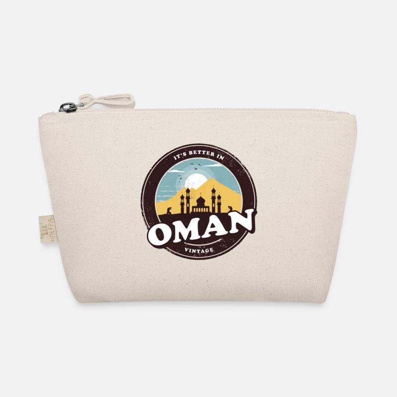 Oman Vintage Moschee Design Bio-Täschchen