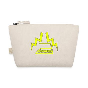 IRON WOMAN Blitz Super Mama Muttertag Geschenk - Bio-Täschchen - Natur - Vorne