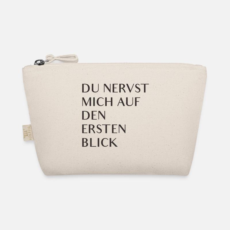 Du nervst mich auf den ersten Blick - Bio-Täschchen - Natur