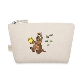 Brown bear bear beess escaping bins honey - Organic Pouch - nature - Front