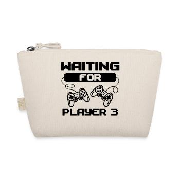 Gamer Gambler Pregnant Controller Statement - Organic Pouch - nature - Front