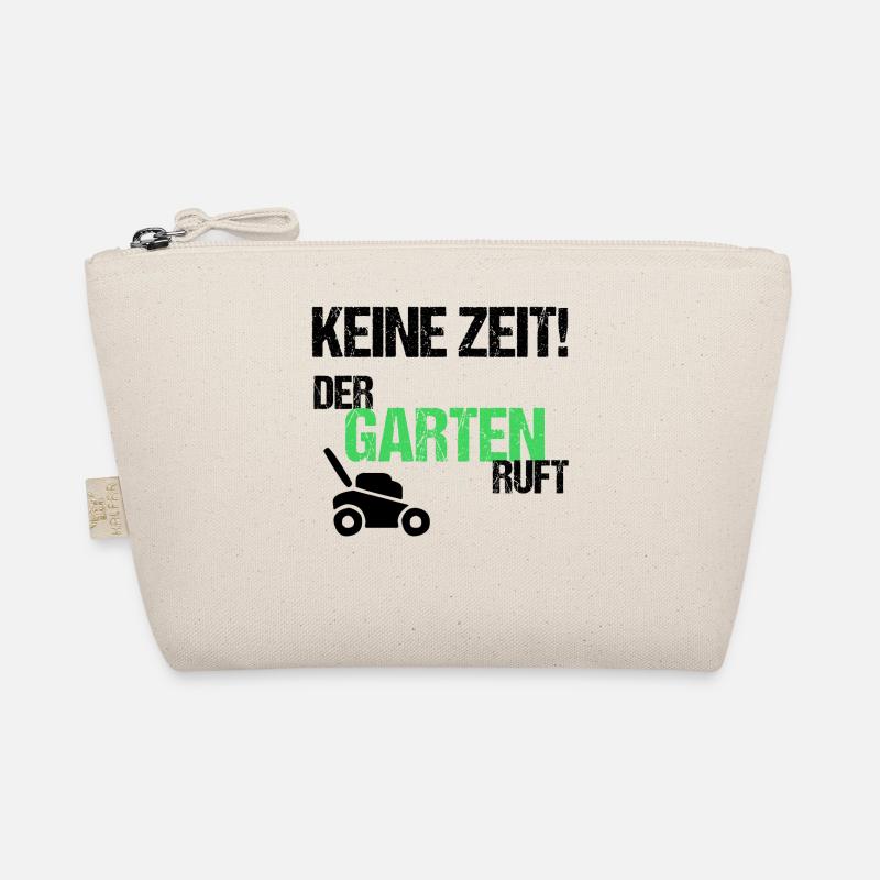 Keine Zeit der Garten ruft - Bio-Täschchen - Natur