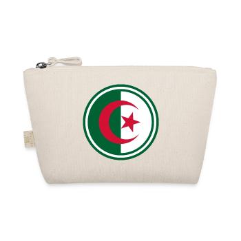 Algeria flag round - Organic Pouch - nature - Front