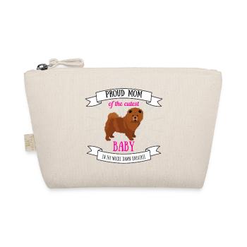 Chien mamma bébé cool proverbes chien chiot Chow chow chow - Trousse biologique - nature - Devant