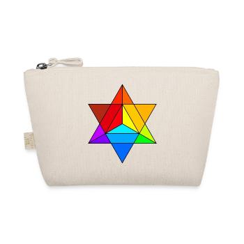 Merkaba Heilige Geometrie Architektur Das Universum - Bio-Täschchen - Natur - Vorne