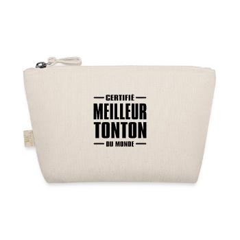CERTIFIÉ MEILLEUR TONTON DU MONDE - Trousse biologique - nature - Devant
