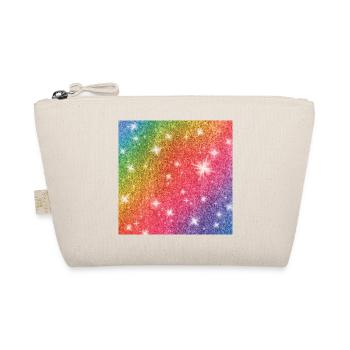 Rainbow, Colorful Design Gift For Women & Girls - Organic Pouch - nature - Front