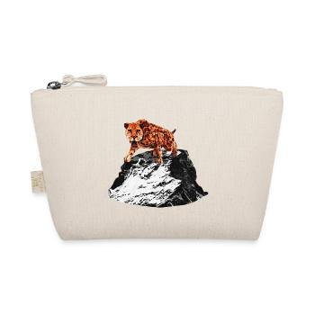smilodon, big cat men, saber-toothed tiger, prehistoric - Organic Pouch - nature - Front
