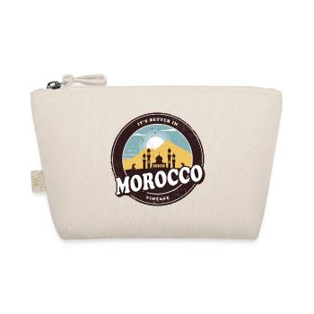 Morocco Vintage Mosque Design - Organic Pouch - nature - Front