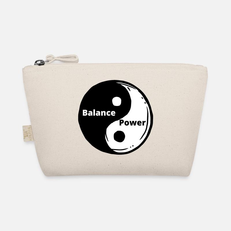 Yin Yang, Sacred Geometry Universe Architect Organic Pouch