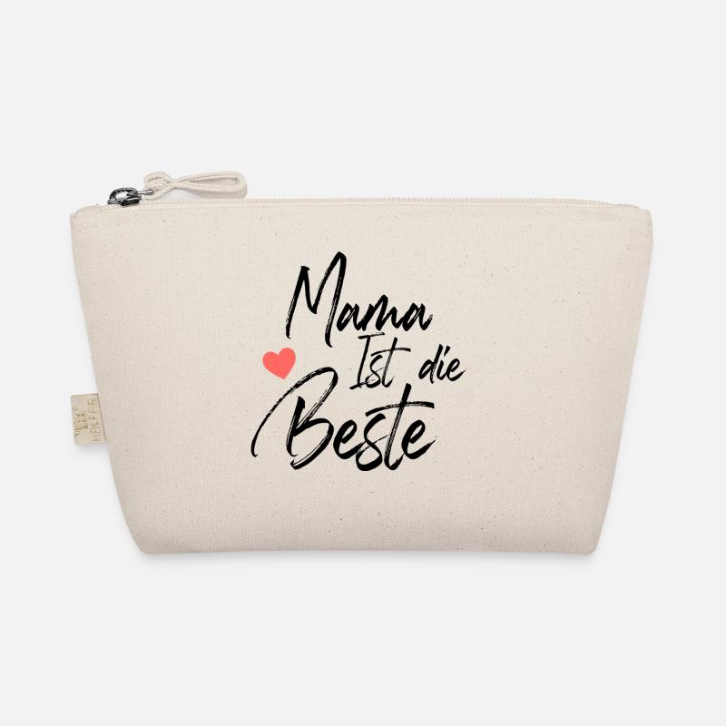 Mama ist die Beste - Bio-Täschchen - Natur