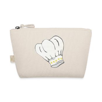 Chef's hat star pattern, cooking, gifting men - Organic Pouch - nature - Front